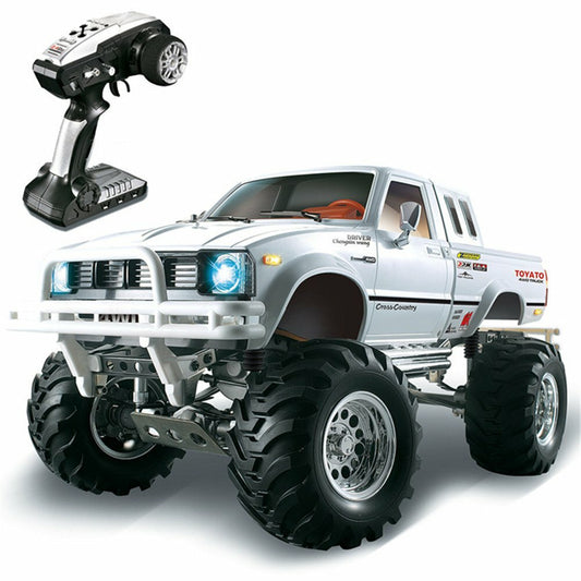 1:10 2.4G 4WD RC Car - TOYATO Metal 4X4 Pickup Truck Rock Crawler - RTR Toy - HG P407