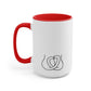 Cat Lovers - Together forever series - Two-tone Coffee Mug