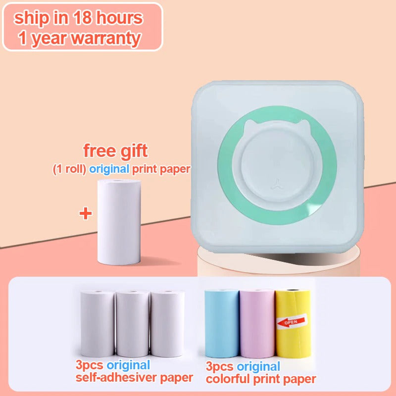 Mini Instant Sticker Printer