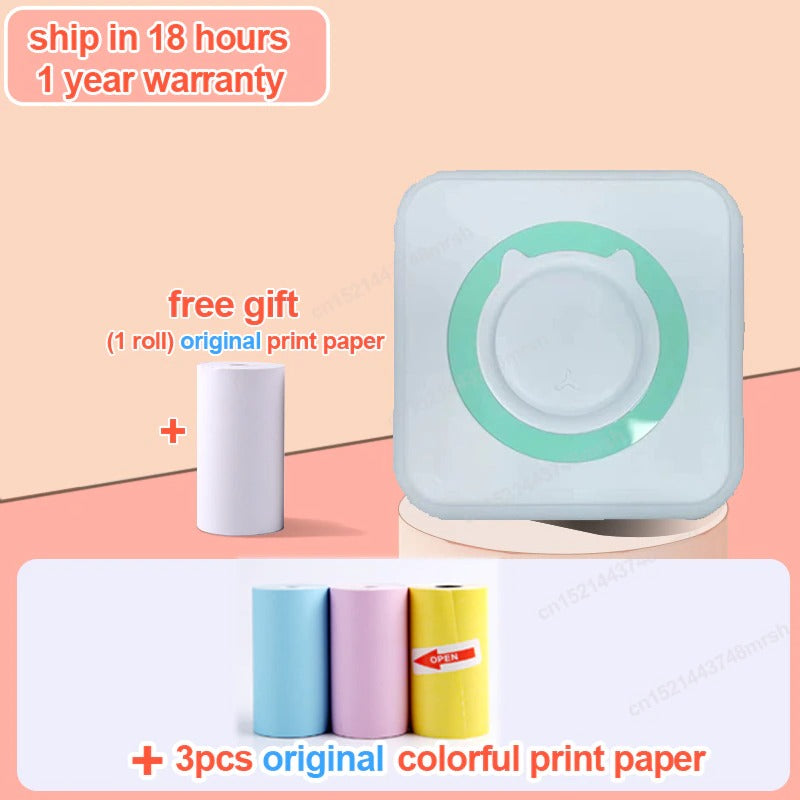 Mini Instant Sticker Printer