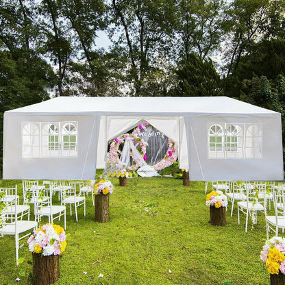 10'x30' 8 Sidewall Wedding Tent Party Canopy Gazebo With 2 Door Pavilion
