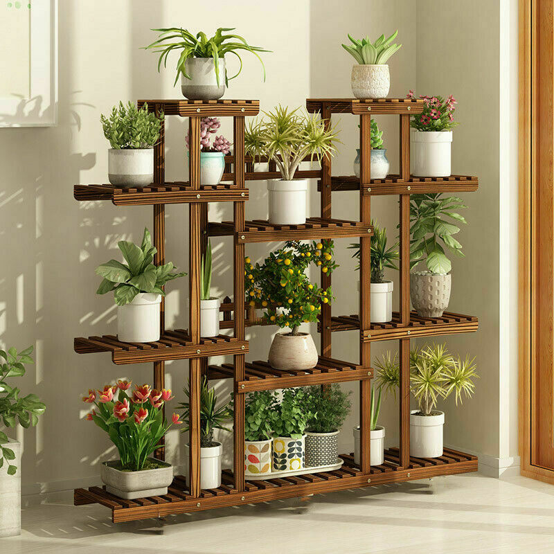 Heavy Duty Wooden Large Indoor|Outdoor Plant Stand