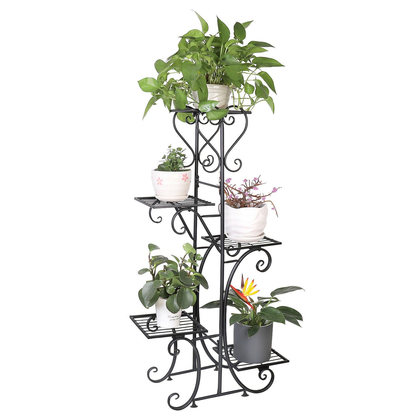 Extra Large 5 Tiers Anti Rust Metal Plant Stand Shelf | Rack