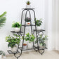 7 Tiers Metal Plant Stand Shelves For Flower Pot Display