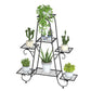 7 Tiers Metal Plant Stand Shelves For Flower Pot Display