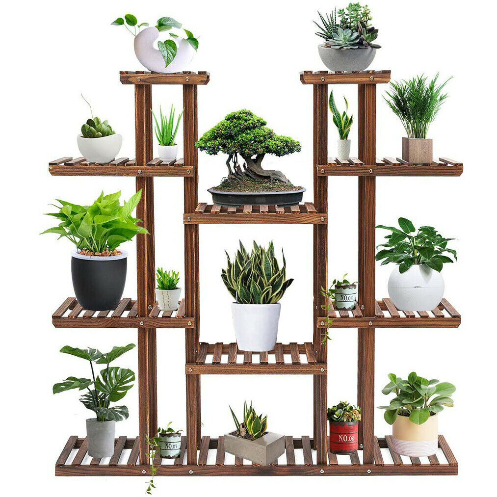 Heavy Duty Wooden Large Indoor|Outdoor Plant Stand