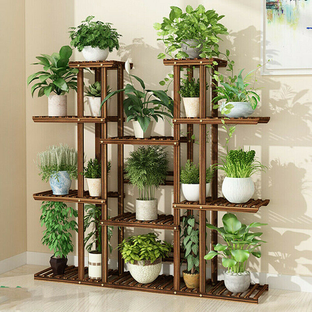 Heavy Duty Wooden Large Indoor|Outdoor Plant Stand