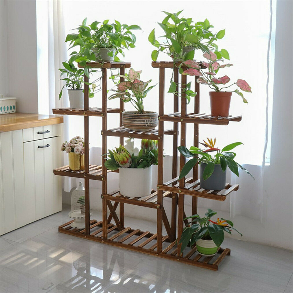 Heavy Duty Wooden Large Indoor|Outdoor Plant Stand