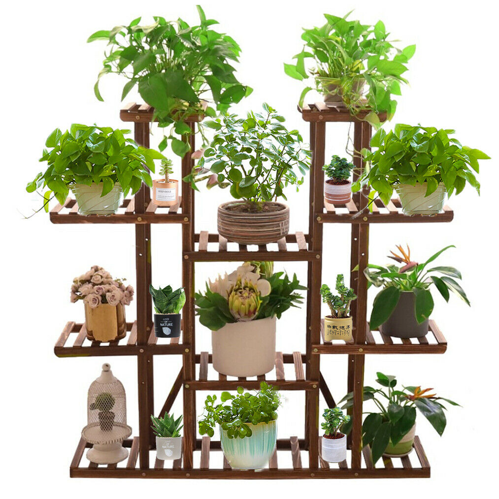 Heavy Duty Wooden Large Indoor|Outdoor Plant Stand