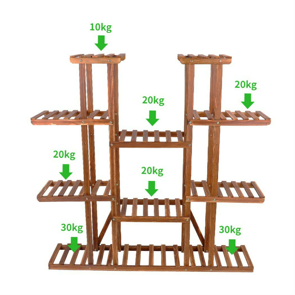 Heavy Duty Wooden Large Indoor|Outdoor Plant Stand