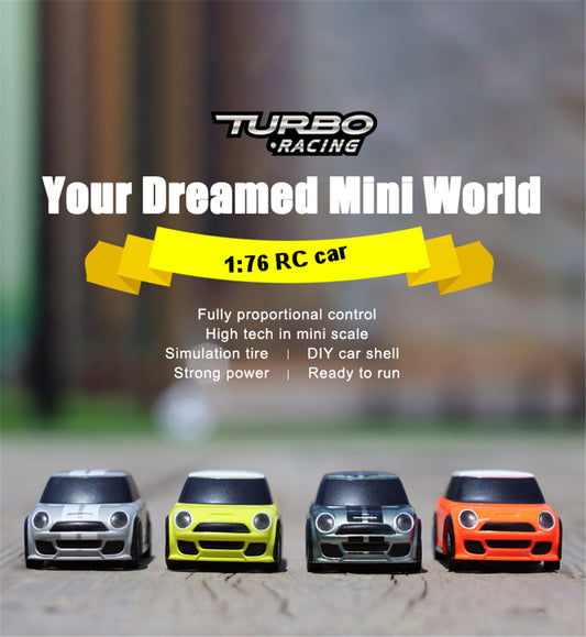 1:76 Super Mini Fully Proportional Control Mini RC Car - RTR - Turbo Racing