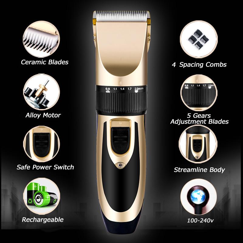 Rechargeable Men Electric Hair Trimmer