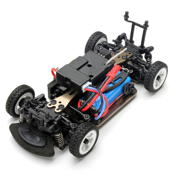 Wltoys K989 3 Batteries 1:28 2.4G 4WD Brushed RC Rally Car RTR