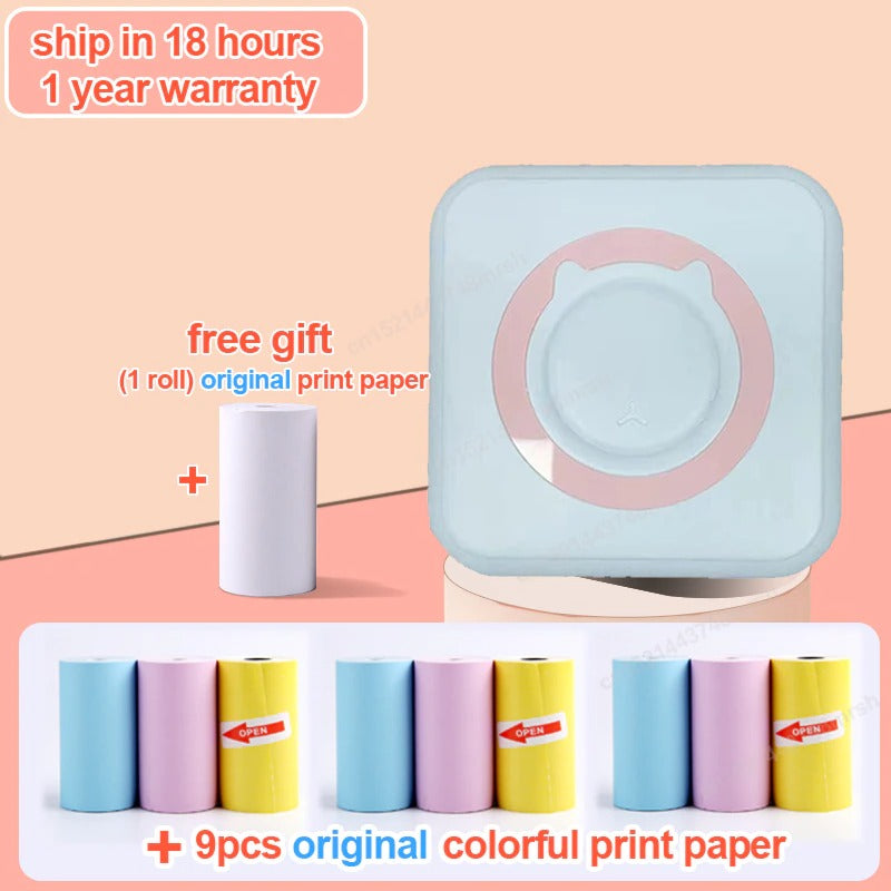 Mini Instant Sticker Printer