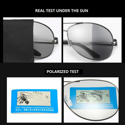 Vintage Photochromic Polarized Sunglasses