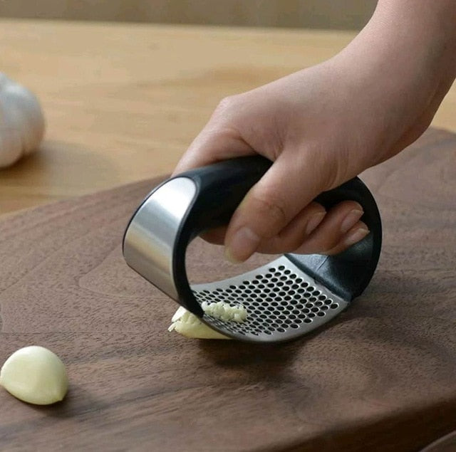 Stainless Steel Garlic Press | Mincer | Chopping