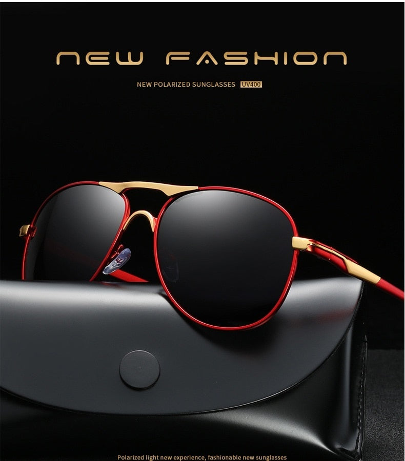 Luxury Retro Polarized Sunglasses