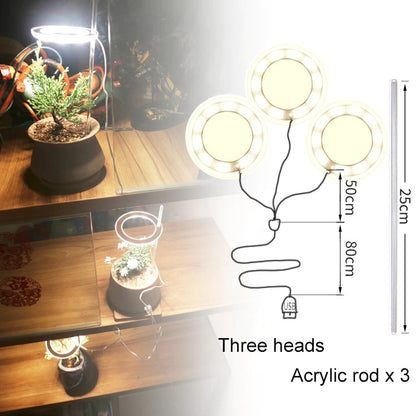 Angel Ring Grow LED Light For Indoor Plants USB Powered