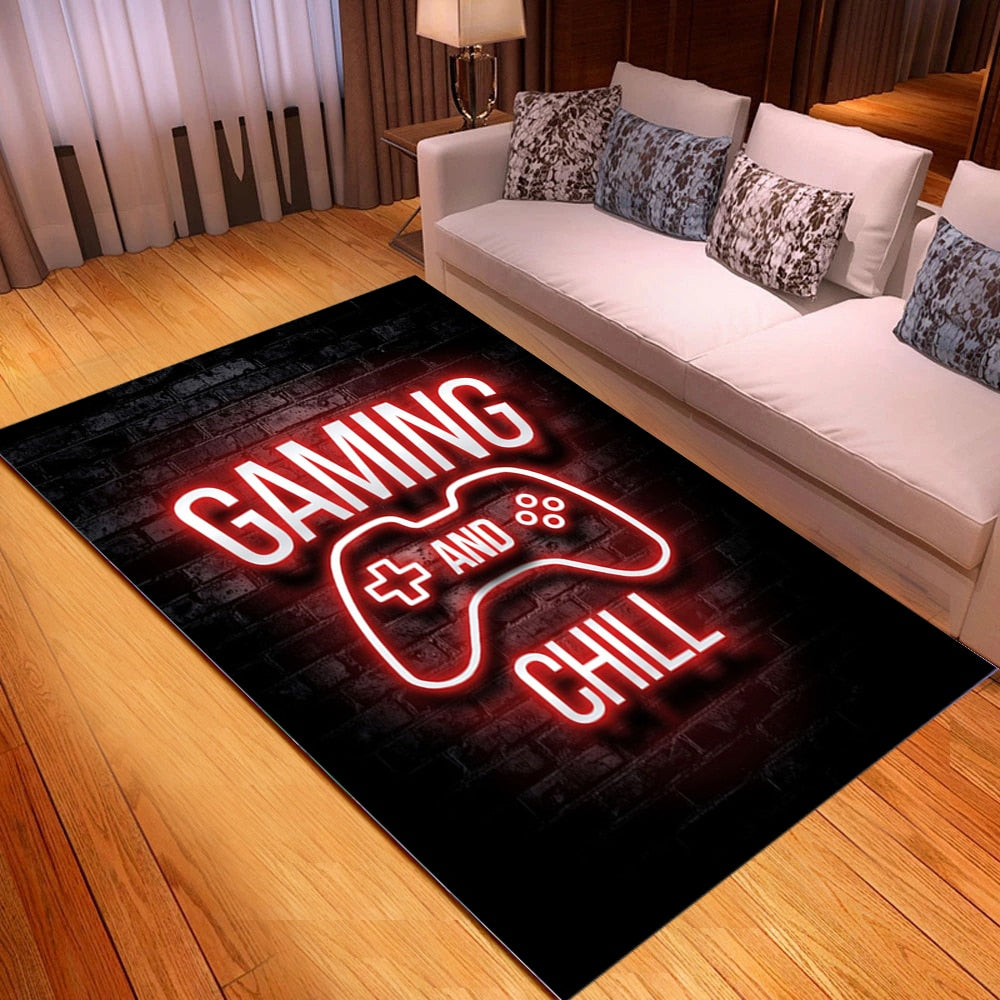 Creative Game Console Furry Carpet