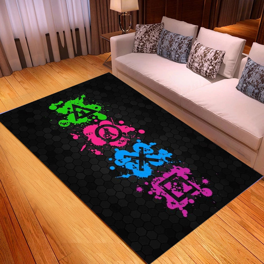 Creative Game Console Furry Carpet