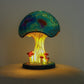 Creative Resin Stained Glass Plant Series Table Lamps