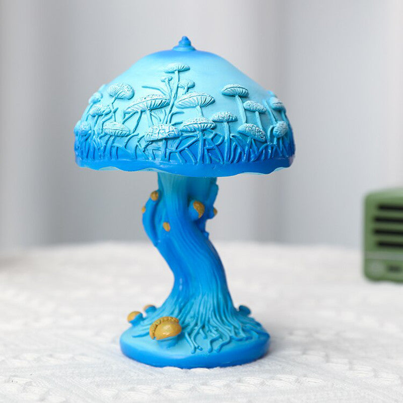 Creative Resin Stained Glass Plant Series Table Lamps