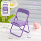 Portable Mini Foldable Chair Style Mobile Phone Stand In Lovely Color
